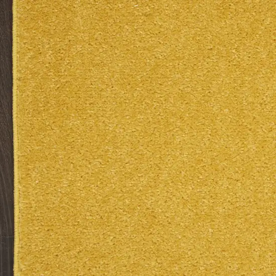 Yellow Non Skid Indoor Outdoor Runner Rug Photo 4