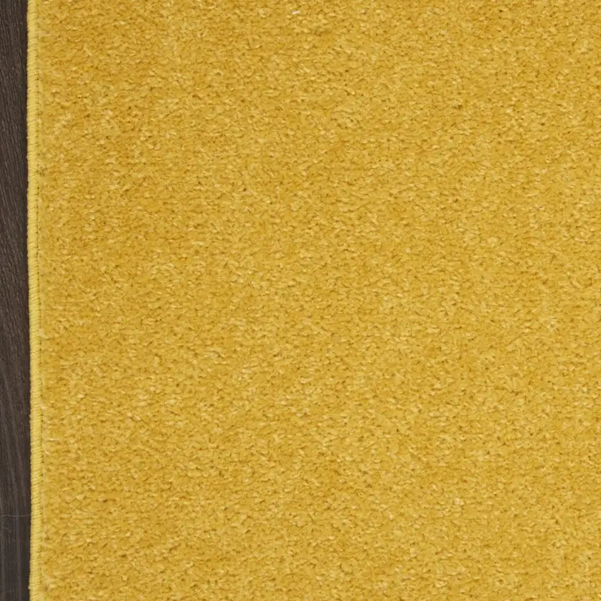 Yellow Non Skid Indoor Outdoor Runner Rug Photo 4