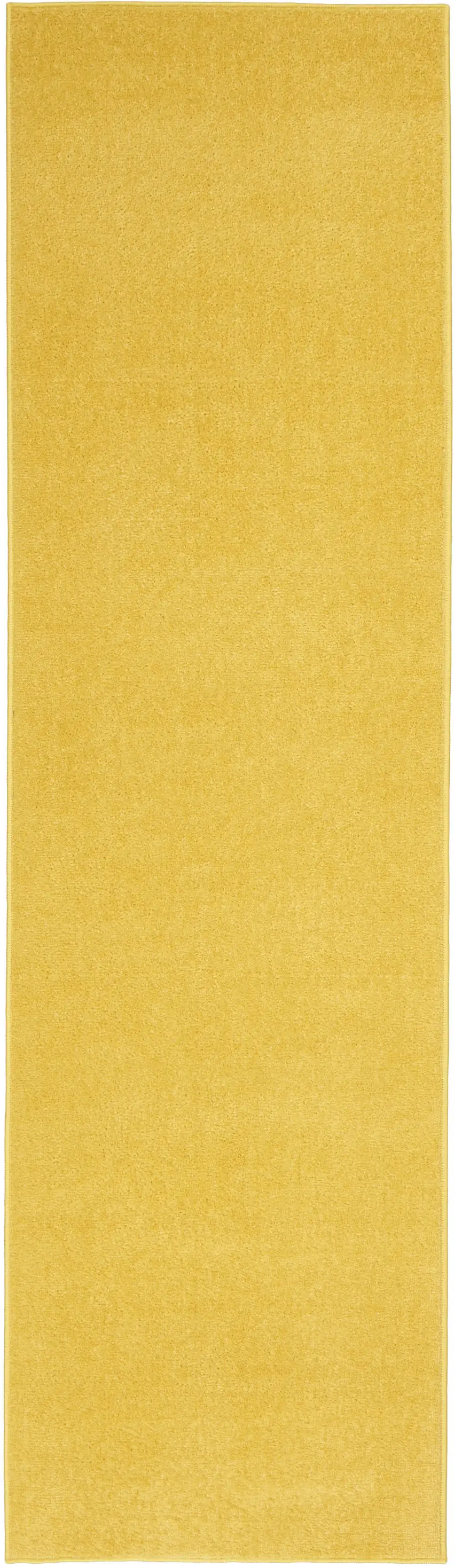 Yellow Non Skid Indoor Outdoor Runner Rug Photo 1
