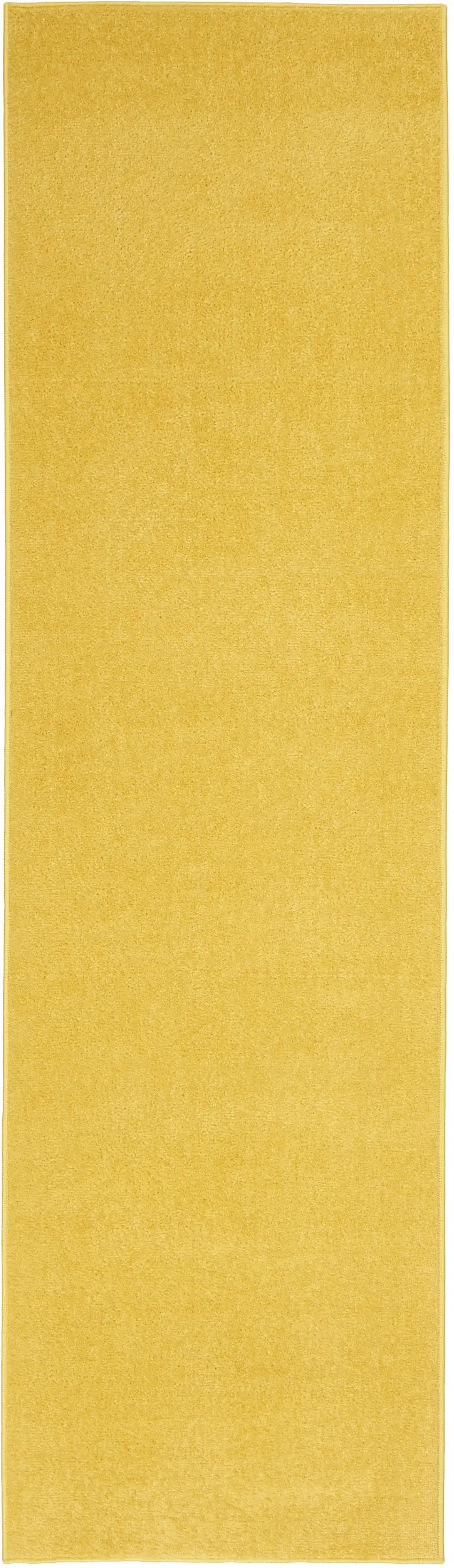 Yellow Non Skid Indoor Outdoor Runner Rug Photo 2