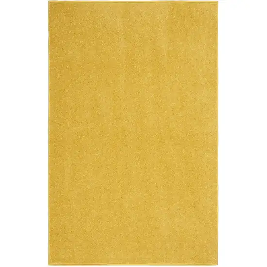 Yellow Indoor Outdoor Runner Rug Photo 3