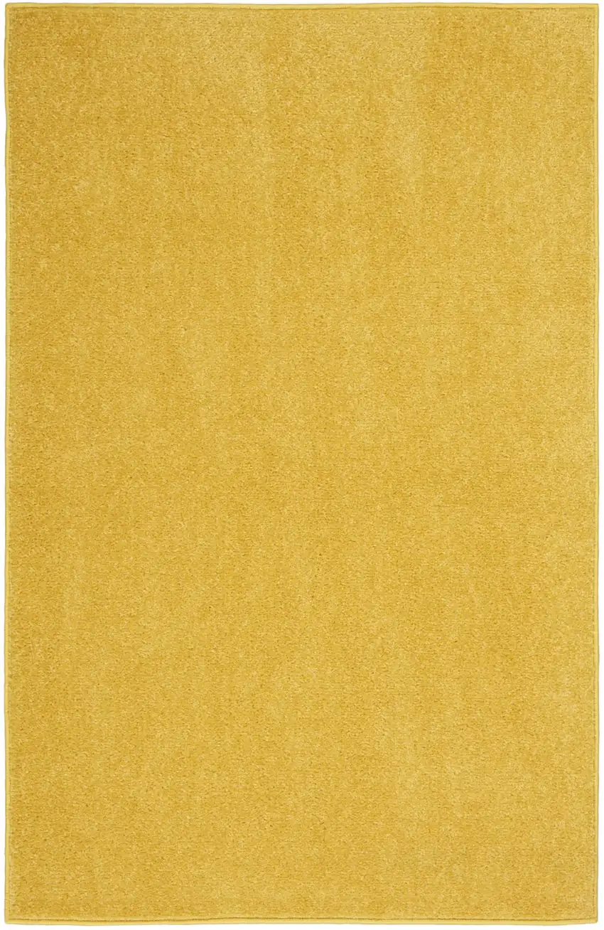 Yellow Indoor Outdoor Runner Rug Photo 3