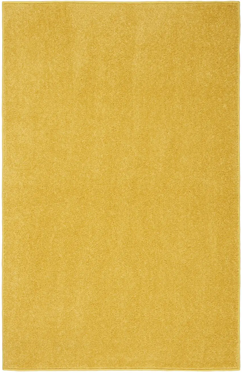 Yellow Non Skid Indoor Outdoor Runner Rug Photo 4