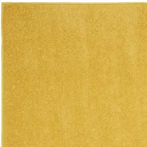Photo of Yellow Non Skid Indoor Outdoor Runner Rug