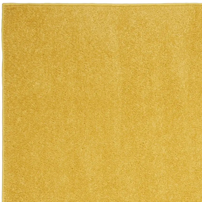Yellow Non Skid Indoor Outdoor Runner Rug Photo 3
