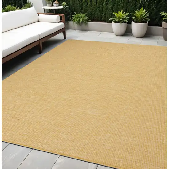 Yellow Indoor Outdoor Area Rug Photo 1