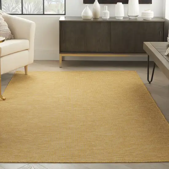Yellow Indoor Outdoor Area Rug Photo 6