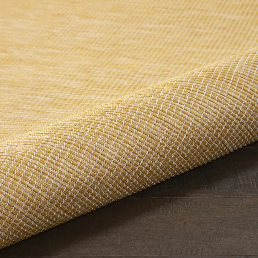 Yellow Power Loom Area Rug Photo 4