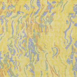 Photo of Yellow Purple And Green Abstract Washable Indoor Outdoor Area Rug