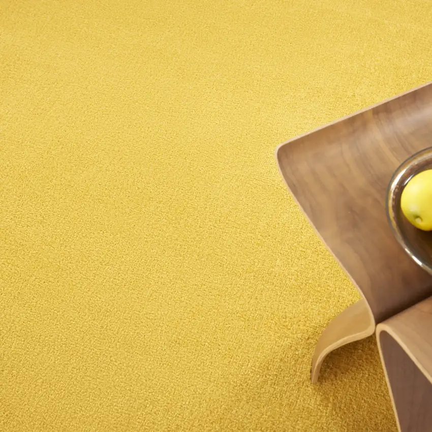 Yellow Round Indoor Outdoor Area Rug Photo 8