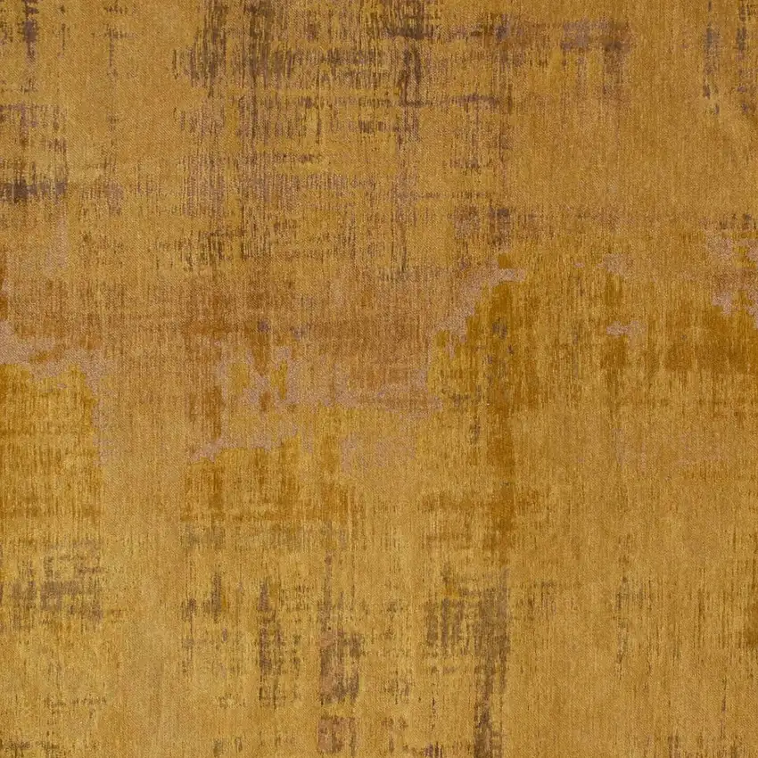 Yellow and Brown Abstract Non Skid Area Rug Photo 5