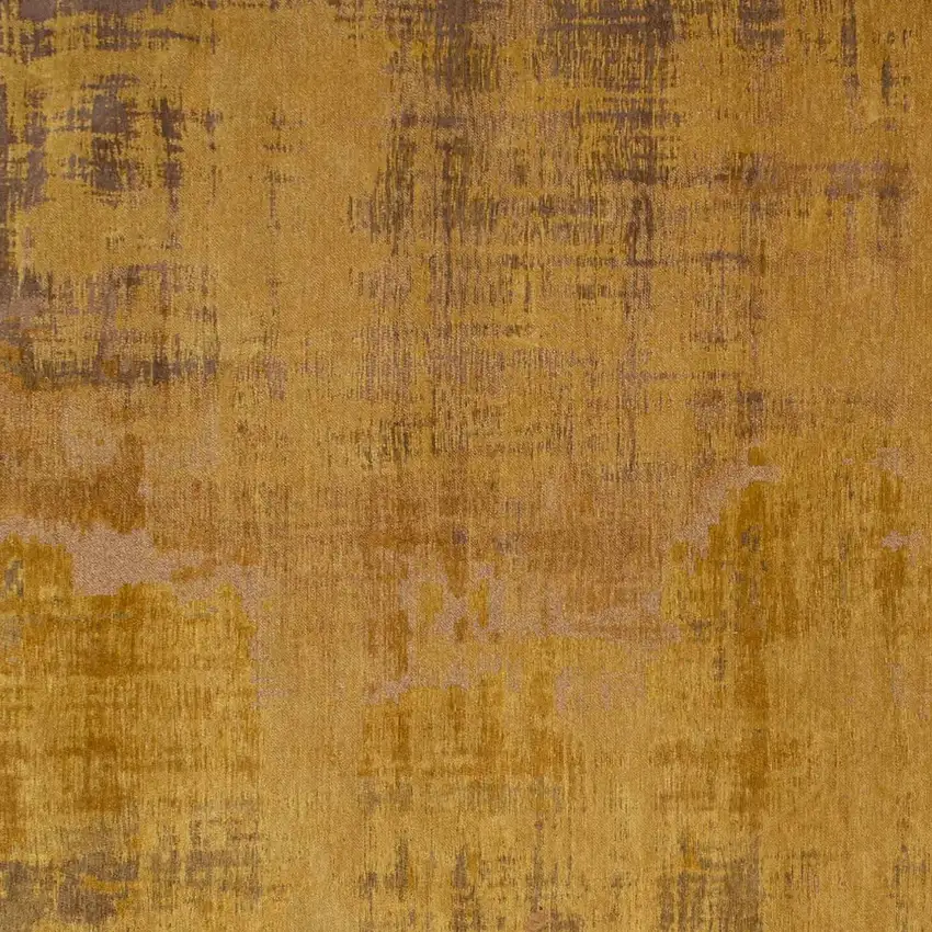 Yellow and Brown Abstract Non Skid Area Rug Photo 5