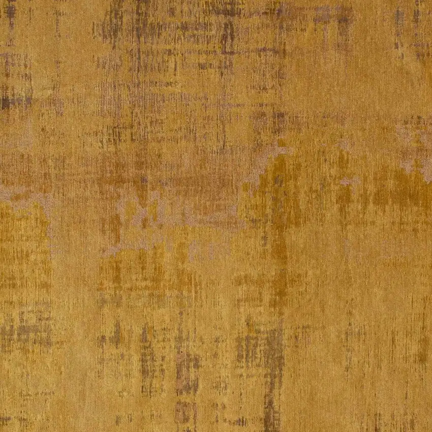 Yellow and Brown Abstract Non Skid Area Rug Photo 5
