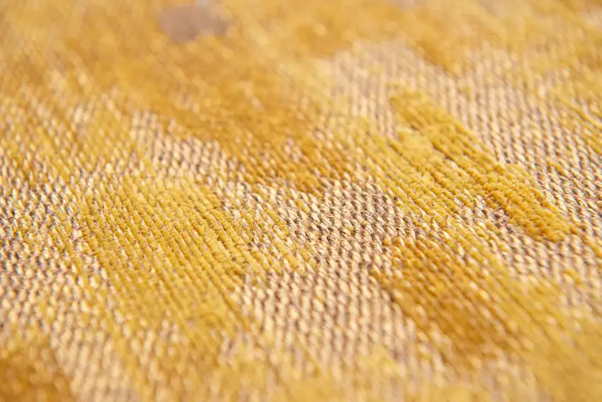Yellow and Brown Abstract Non Skid Area Rug Photo 8