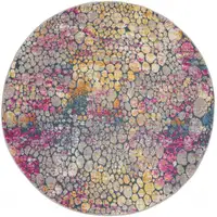 Photo of Yellow and Pink Coral Reef Area Rug