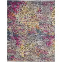 Photo of Yellow and Pink Coral Reef Area Rug