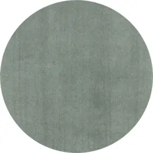Round  Polyester Slate Area Rug